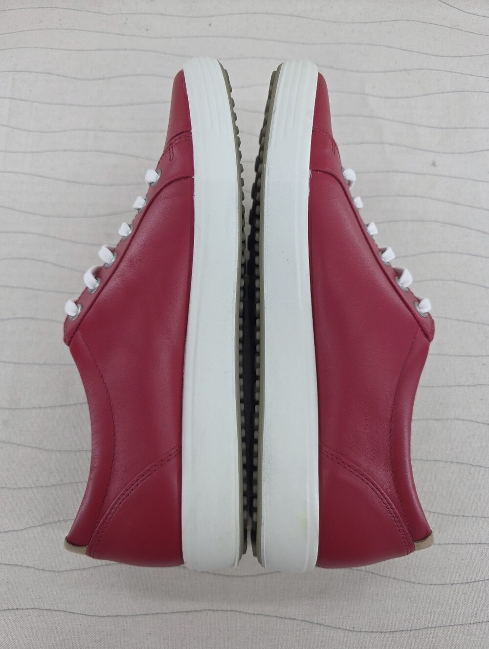 ECCO Womens Soft 7 Red Leather Casual Shoes 430003-01466 Sz 41 EU/ 10-10.5 US - Picture 7 of 11
